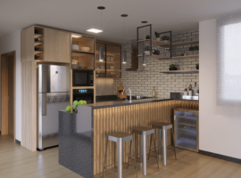 Projeto de design de interiores assinado pela Pâmela Decoração